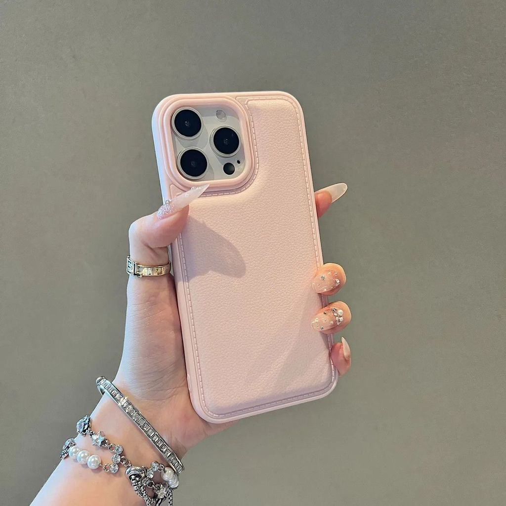 Da vân cho iPhone 17promax trường hợp iPhone 161514 bẩn kháng 12 nhỏ 11 bánh mì