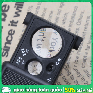 Kính lúp cầm tay 30x 60x tích hợp đèn LED và UV Có Đèn LED Và Đèn UV，Kim hoàn / Đá quý