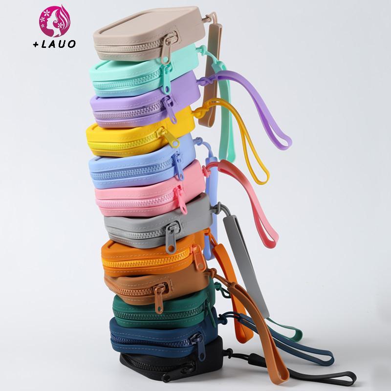 Springevenstar Vuông Silicone Lipsti Túi Bảo Quản Mỹ Phẩm Dung Tích Lớn Du Lịch Trang Điểm Giá Đỡ Di Động Mỹ Phẩm Chống Thấm Nước Tổ Chức Springevenstar