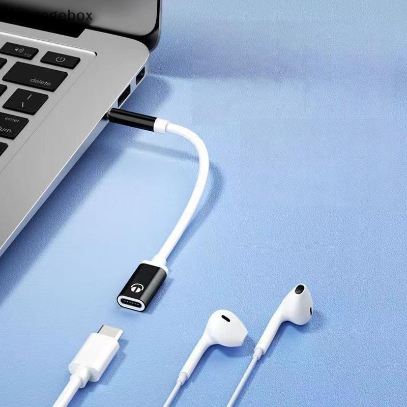 [Hộp lưu trữ] Tai nghe đầu phẳng 3,5mm công cộng sang loại C sang cáp chuyển đổi đầu tròn để kết nối tương tự với bộ chuyển đổi điện thoại di động Đẹp