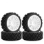 4 68 * 28mm 1 / 10 RC Rally Xe Cao Su Bánh Xe Bộ Lốp Cho Tamiya TT-01 TT-02 TT01E XV01 XV02
