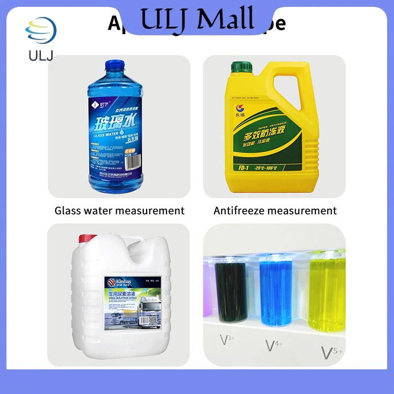 Máy đo khúc xạ Glycol cầm tay ULJ Chống đông ô tô 1-1.4 Công cụ kiểm tra chất làm mát động cơ axit pin Máy kiểm tra khúc xạ chất lỏng ATC.