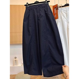 Quần Ống Rộng Phong Cách Phương Tây, Dáng Rộng Preppy Cho Nữ - Mùa Xuân
