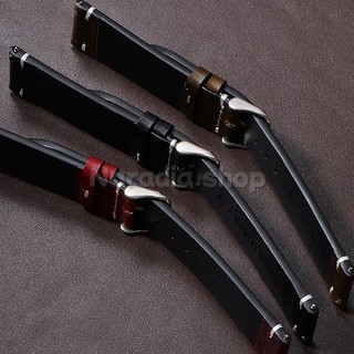 18-24mm Sáp Dầu Da Thật Chính Hãng Dây Đeo Đồng Hồ Cho Doanh Nghiệp Phát Hành Nhanh Retro Da Dây Đeo Đồng Hồ Nam Nữ Để Thay Thế
