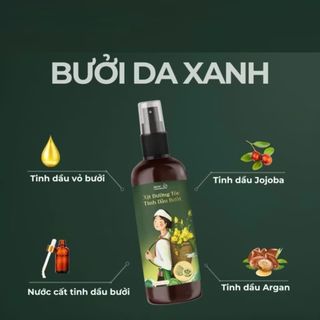 Xịt Dưỡng Tóc MOC AN Tinh Dầu Vỏ Bưởi Da Xanh 120ml - Giúp Tóc Mềm Mượt, Khỏe Đẹp.