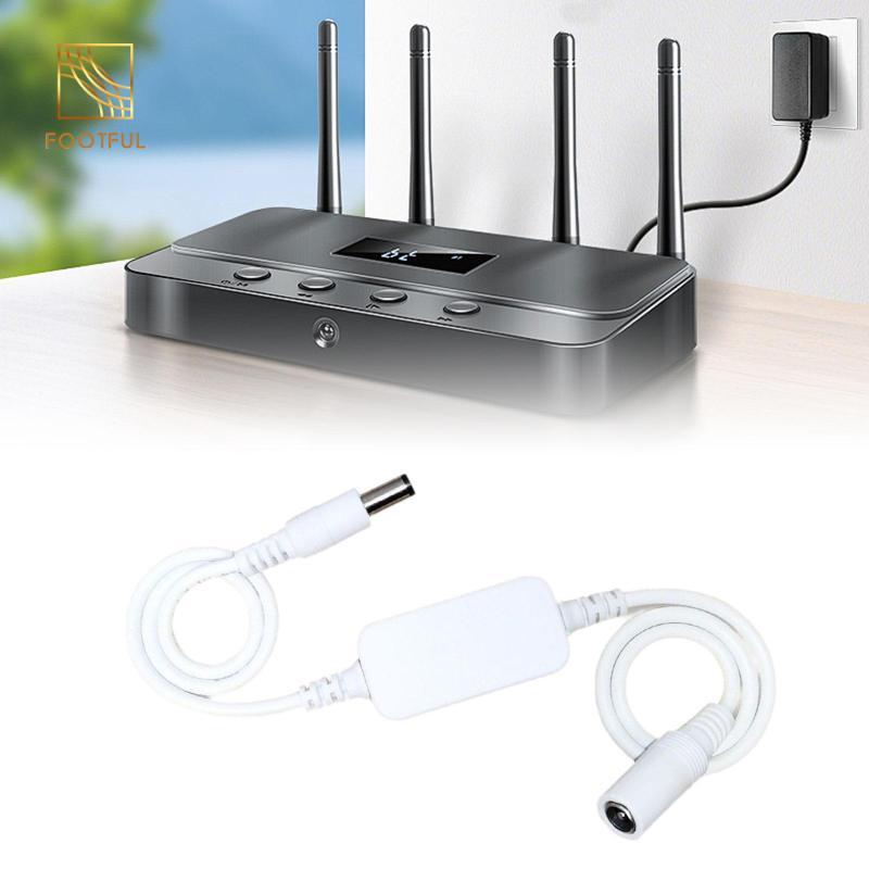 Dây cáp tự động khởi động lại DC cho bộ định tuyến WiFi/router/moderm, tự tắt nguồn 24H, hỗ trợ webcam