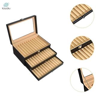 Hộp trưng bày bộ sưu tập bút, Hộp đựng đồ trang sức có nắp trong suốt để học tập và quà tặng