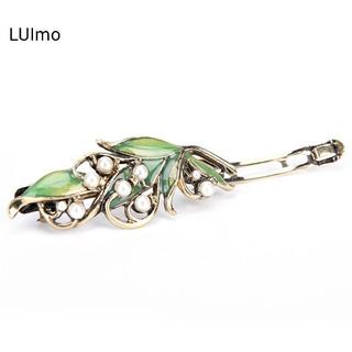 LUImo Thời Trang Gril Vintage Trang Sức Kim Loại Nhánh Kẹp Tóc Cho Nữ Cưới Kẹp Tóc SBS