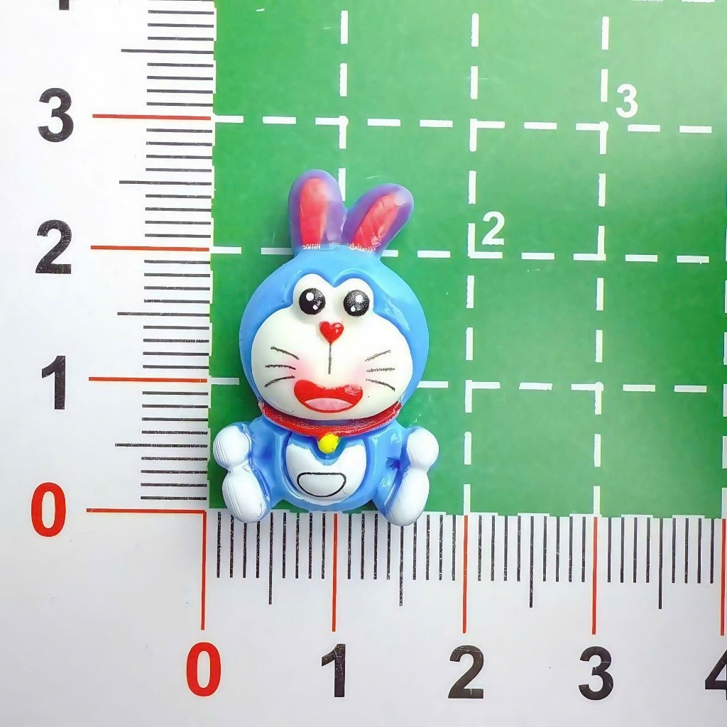 Set Charm Mèo Máy Doraemon xanh Cosplay Cute – 6 Charm Kawaii Trang Trí Dép Hot Trend