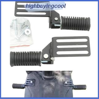 HCVN 2 Cái Tựa Trước Thoải Mái Đường Phố Hành Trình Bàn Đạp Có Thể Gập Lại Kim Loại Xe Máy Chân Chốt Xe Đạp Điện DIY Phụ Kiện HOT