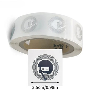 Thẻ dán RFID trắng 10 chiếc 13.56MHz cho ứng dụng NFC Thẻ NFC،Copy được،Siêu mỏng،Copy thẻ ra vào, chấm công