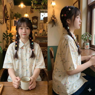 Áo sơ mi cotton graffiti in kỹ thuật số cho trẻ em, màu hải quân, hàng sẵn có