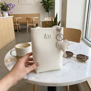 Túi đeo vai bằng da PU HFTOY dành cho nữ Ví đeo chéo dung tích lớn Túi xách sang trọng để đi học Mua sắm hoặc du lịch ~