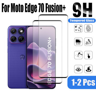 1-2 Chiếc Kính Cường Lực Bảo Vệ Màn Hình Cho Motorola Moto edge 70 Fusion + 60 Pro Fusion Signature 5G 9D Kính Bảo Vệ