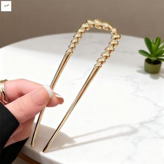 Kim Loại Hình Chữ U Hợp Kim Cho Tóc Bun Vintage Phong Cách Trung Hoa