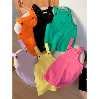 Hàng sẵn có Ngày Một Hiệu Suất Trang Phục Trẻ Em Màu Quần Áo Cotton Nguyên Chất Nam Nữ Bé Quần Short Màu Kẹo