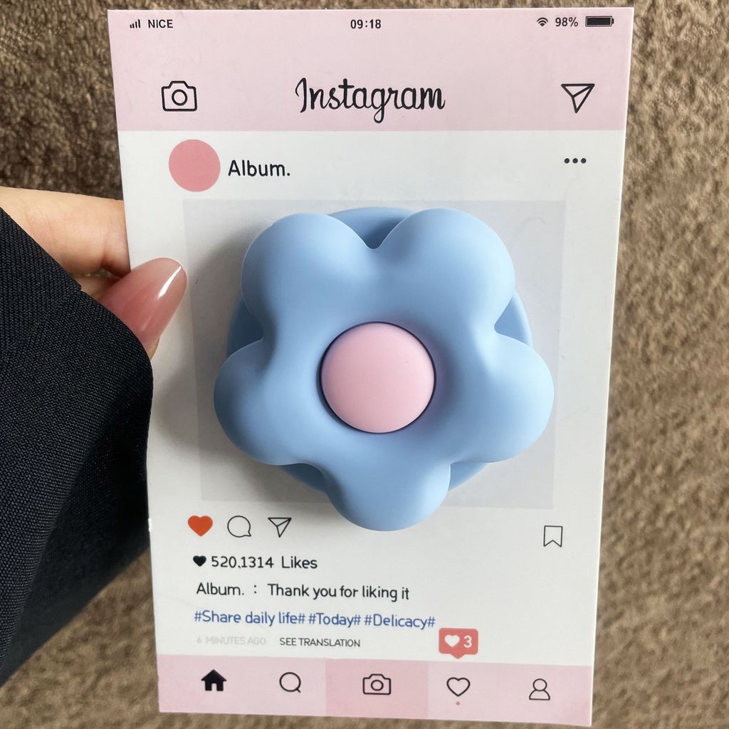 Xu Hướng Hàn Quốc Giá Đỡ Điện Thoại Từ Tính 3D Silicone Kawaii Dễ Thương - Phong Cách Mới Hoạt Hình Từ Túi Khí Đứng Đa Năng