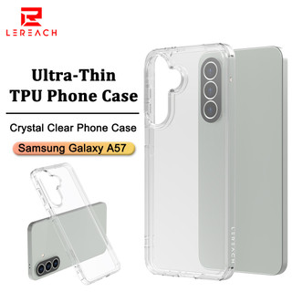 Lereach Ốp lưng trong suốt cho Samsung Galaxy A57 A37 A56 A55 A54 A16 4G 5G - Siêu mỏng chống sốc | Chống xước