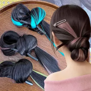 Kẹp tóc cosplay đa năng cho tiệc với màu sắc sinh động, chắc chắn phù hợp mọi mái tóc, phụ kiện có thể tái sử dụng.