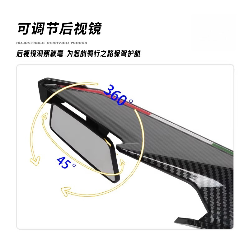 DÀNH CHO KAWASAKI Ninja 400 650 ZX4R ZX10R Xe Máy Cánh Gương Gấp Phía Sau Gương CNC Nhôm Thể Thao Gương Có Thể Điều Chỉnh