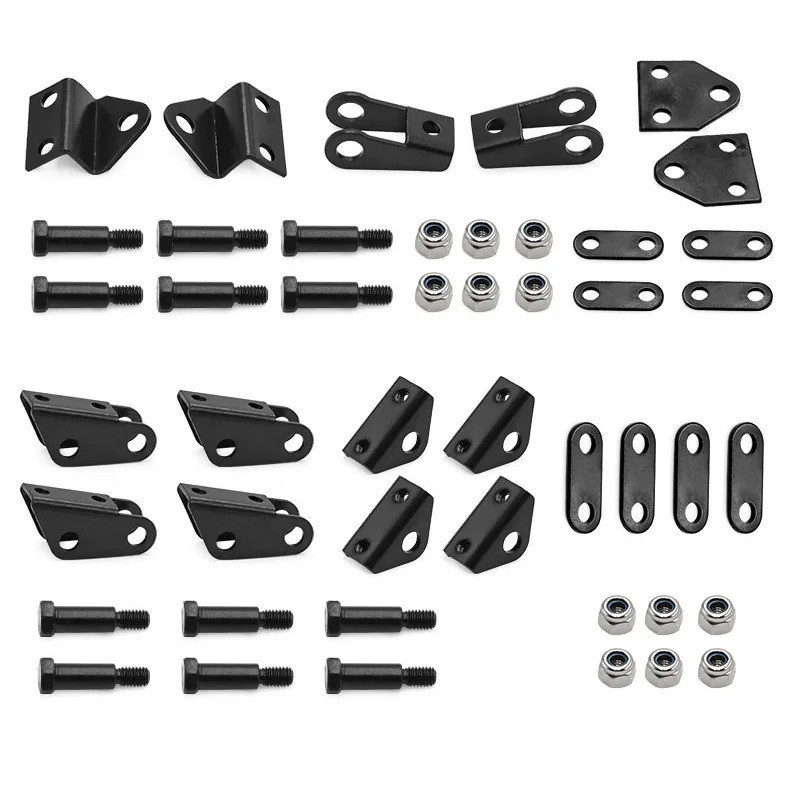 Phía Trước Phía Sau Treo Lá Thép Lò Xo Nâng Lug Set Cho 1 / 14 Tamiya RC Máy Kéo Xe Kéo Mô Hình Xe Nâng Cấp Phần