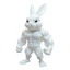 PPY Đứng Thỏ Điêu Khắc 3D In Cơ Bắp Bunnies Tượng Cơ Bắp Thỏ Các Bức Tượng Trang Trí Bàn Cho Trang Trí Nhà