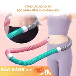 Vòng Lắc Eo Lò Xo - Dụng cụ tập thể dục, Bọc Nhựa Mềm Bên Ngoài , Eo Thon Tại Nhà. C87 SHOP