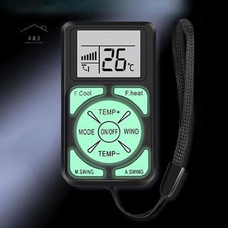 RO > Mini Di Động Dạ Quang Đa Năng LCD A / C Điều Khiển Từ Xa Phát Sáng Trong Bóng Tối Với Tất Cả Các Điều Hòa Chính Mới