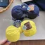 Kẹp cá mập nơ Cotton lấp đầy dễ thương