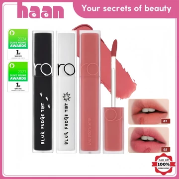 Son Kem Lì Romand Blur Fudge Tint Hiệu Ứng Blur Xốp Mịn, Làm Đầy Rãnh Môi Và Che Môi Thâm - Haanbeauty24