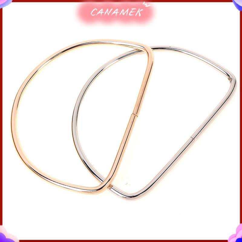 CANAMEK D Túi Kim Loại Tay Cầm Túi Xách Dây Đeo Ví Phần Cứng Thay Thế Phụ Kiện Handmade CSF