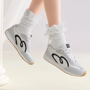 361° Giày thể thao nữ retro đế mỏng chống trơn phối đồ linh hoạt đi lại hàng ngày 682626769