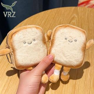 VRZ Sang Trọng Ví Bánh Mì Nướng Bánh Mì Đáng Yêu Mini Đồng Xu Di Động Sang Trọng Thẻ Chìa Khóa Tai Nghe Túi Bảo Quản Ví Mặt Dây Chuyền Móc Khóa Bé Gái Quà Tặng Đồ Chơi HOT