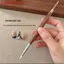 ZK Gỗ Đôi Đầu Móng Tay Nghệ Thuật Bàn Chải Khắc Hoa Tranh Bút Trộn DIY Dụng Cụ Làm Móng Tay Đa Năng VN