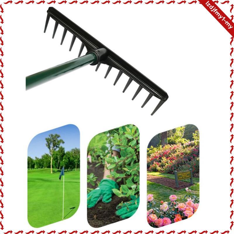 Leipupa Golf Club Grip Rake Bunkers Course Garden Lawn Organizing Rake Head 35x8cm