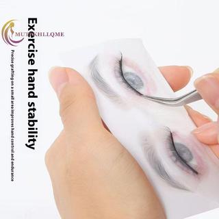 Csndices 10 Cái Thẻ Lông Mi Giả Người Mới Bắt Đầu Lash Biểu Đồ Wispy Mi Có Thể Tái Sử Dụng Trang Điểm Đào Tạo Nối Mi Dụng Cụ Mô Phỏng Mắt VN