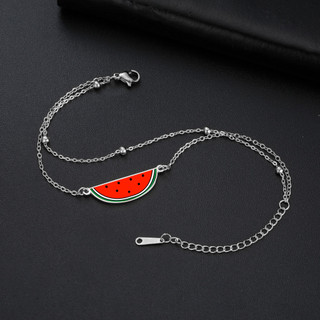 SKYRIM Dưa Hấu Charm Vòng Tay Nữ Palastine Free Biểu Tượng Quà Tặng Trang Sức Bằng Thép Không Gỉ
