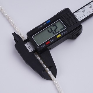 Dây Ngọc Trai Nước Giọt Gạo 4-5mm, Màu Tự Nhiên Dành Cho Trang Sức