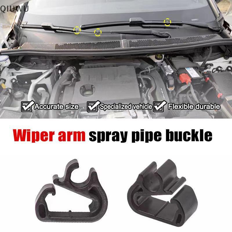 QIUWU 5 / 10 Cái Cho 3008 (P84) 5008 (P87) 408x Cho C5 Aircross C5x Cần gạt nước ô tô Tay s Kẹp khóa ống 1617040080 Phần ô tô.