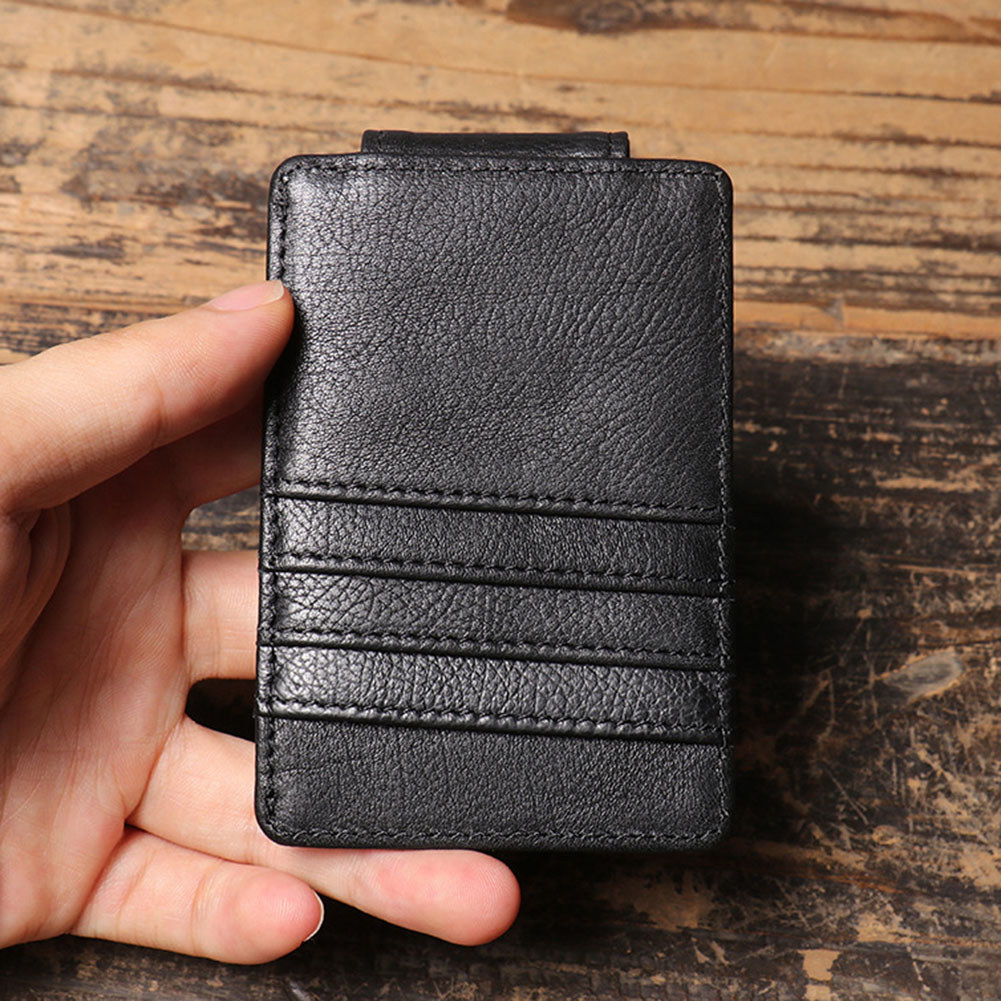 RFID chặn kẹp tiền bỏ túi phía trước mỏng, dễ mang theo không được chú ý. Giao tiếp hàng ngày
