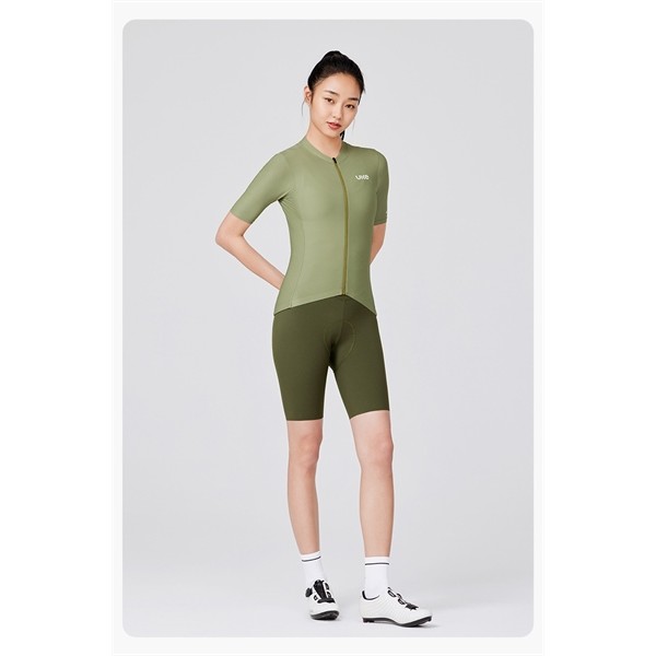 JSH004B - Quần Nữ Đạp Xe UKE Olive Green