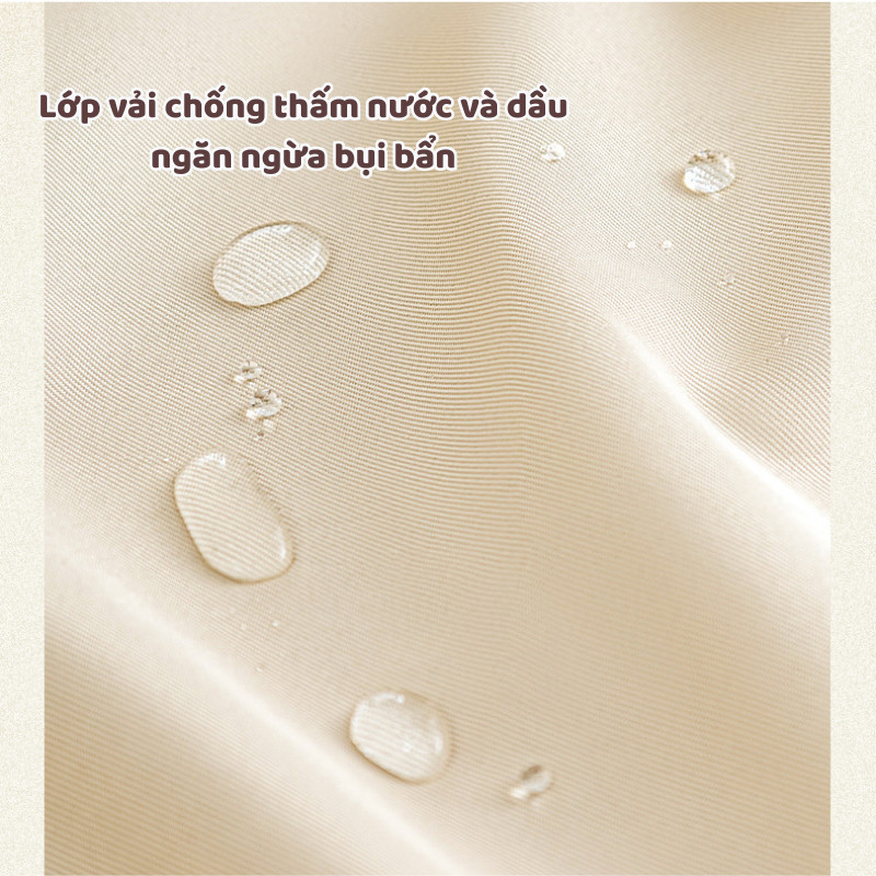 Tạp Dề Chống Thấm Có Túi Lông Lau Tay Tiện Lợi, Tạp Dề Bếp Họa Tiết Dễ Thương Cho Gia Đình
