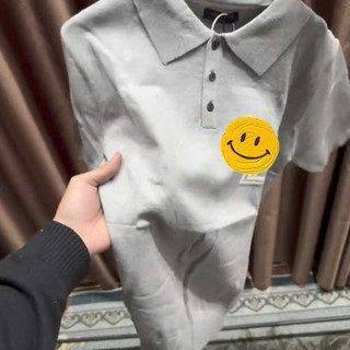 Áo Polo Thêu Logo Lệ Vy (Chuẩn Chữ) Double - Six Áo Phông Len Dày Dặn Co Giãn .