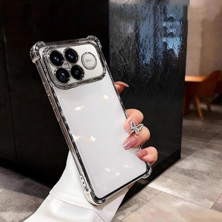 Ốp Điện Thoại Mạ Trong Suốt Cho Xiaomi Poco F8 F7 Pro Ultra C85 C71 Bảo Vệ Camera Chống Rơi Túi Khí Chống Sốc Vỏ Silicon Mềm