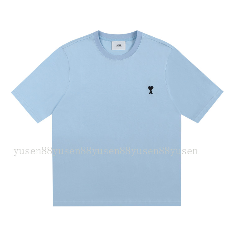 Áo thun đen phong cách mới bằng cotton nguyên chất, cổ tròn, ngắn tay, phù hợp mặc hàng ngày
