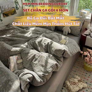 Set đũi organic supper new thiết kế nhẹ nhàng hiện đại, chất liệu mềm mịn thấm hút tốt,
