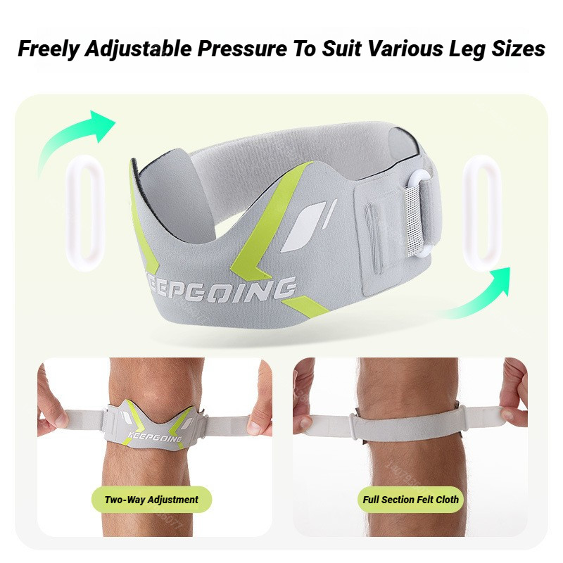 Dây đeo bảo vệ đầu gối patella band có thể điều chỉnh, hỗ trợ tendon và giảm shock