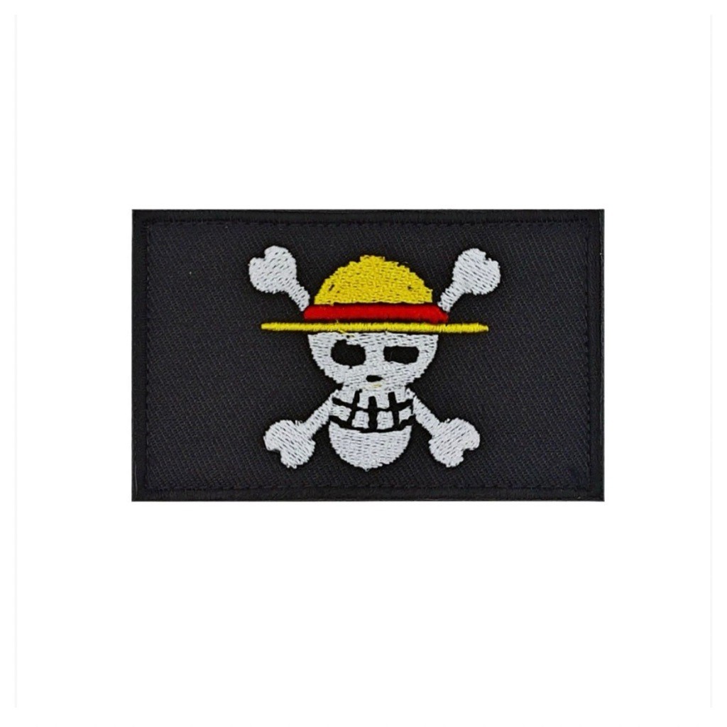 Patch_velcro thêu nhân vật hoạt hình One Piece dán ba lô_quần áo_túi xách