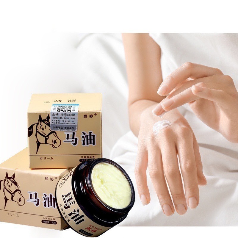 BOMBO 3 HỘP Kem Nẻ Ngựa Nội Địa Trung 50gram Kem Dưỡng Ẩm Chống Nứt Nẻ Vùng Da Dưỡng Gót Hồng - Tay Mịn - Môi Căng Mọng