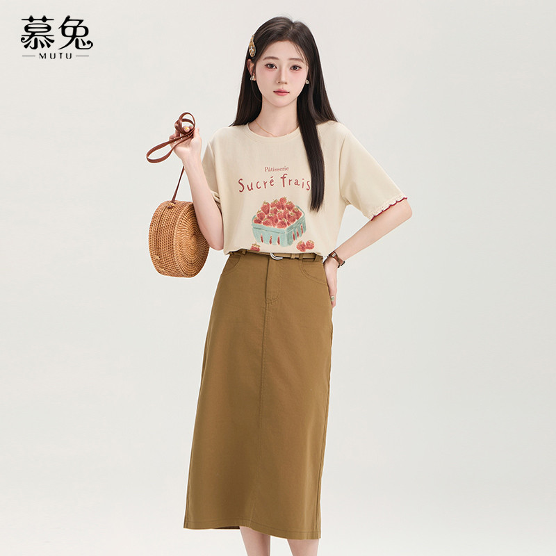 Váy nữ màu cà phê retro cao cấp, phù hợp mùa hè